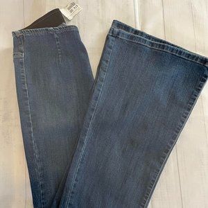 Just Black Denim Flare Leg Skinny Jeans